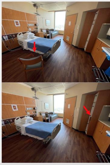 Abb 2. Stuhlplatzierung