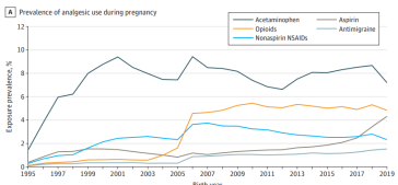 Abb. 1. Analgetikakonsum in der Schwangerschaft (N = 2 480 797 Kinder)