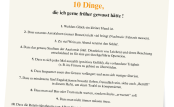10 Dinge, die ich gerne früher gewusst hätte!