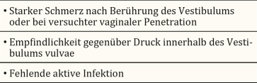 Tab. 1. Diagnosekriterien der LPV